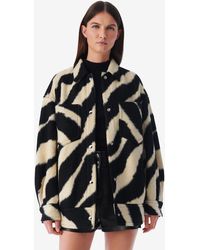 IRO - Edwina Long Zebra Pattern Jacket - Lyst