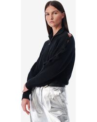 IRO - Kacy Sweater With Cut-outs And Puffed Sleeves - Lyst
