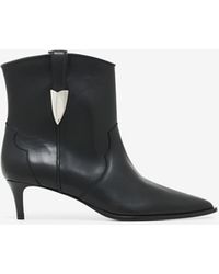 IRO - Opale Leather Ankle Boots - Lyst