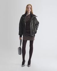 IRO - ROBE DRAPÉE À STRASS - Lyst