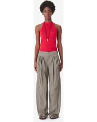 IRO - Fitted Linen Tank Top - Lyst