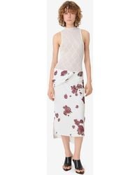 IRO - Midi Printed Skirt - Lyst