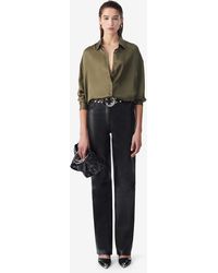 IRO - CHEMISE FLUIDE EN SOIE - Lyst