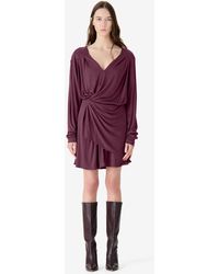 IRO - ROBE COURTE À MANCHES LONGUES - Lyst