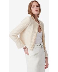 IRO - Inas Fringed Tweed Jacket - Lyst