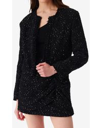 IRO - VESTE EN TWEED À SEQUINS - Lyst