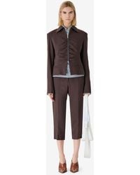 IRO - Fitted Jacket With Ruffles - Lyst