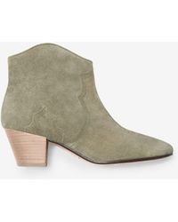 Isabel Marant - Dicker Suede Boots - Lyst