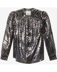 Isabel Marant - Farali Silk Blouse - Lyst