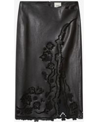 Isabel Marant - Fulsa Leather Skirt - Lyst