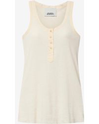 Isabel Marant - Silk T-Shirt Helma - Lyst