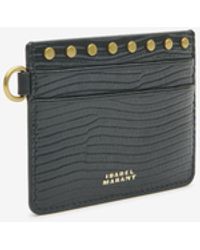 Isabel Marant - Oskan Embossed Card Holder - Lyst
