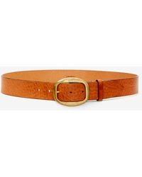 Isabel Marant - Dara Calfskin Leather Belt - Lyst