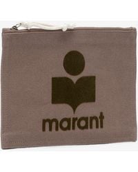 Isabel Marant - Netia Velvet Clutch - Lyst