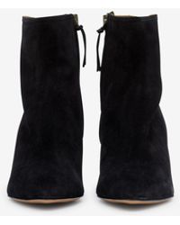 Isabel Marant - Deone Suede Leather Low Boots - Lyst