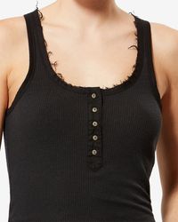 Isabel Marant - Silk T-Shirt Helma - Lyst
