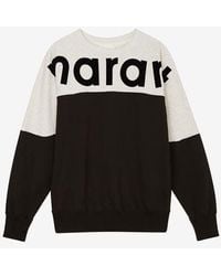 Isabel Marant - Sweatshirt mit Logo-Print - Lyst