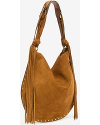 Isabel Marant - Oskan Hobo Soft Bag Fringes - Lyst