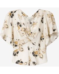 Isabel Marant - Faljane Silk Top - Lyst