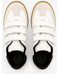 Isabel Marant - Beth Leather Sneakers - Lyst