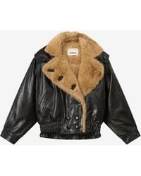 Isabel Marant - Valina Leather Coat - Lyst