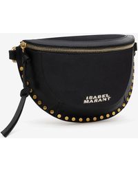 Isabel Marant - Skano Leather And Cotton Belt Bag - Lyst