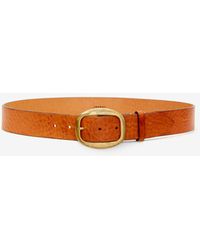 Isabel Marant - Dara Calfskin Leather Belt - Lyst