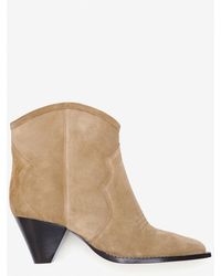 Isabel Marant - Botas Bajas De Piel De Ante De Becerro Darizo - Lyst