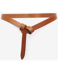 Isabel Marant - Kirka Calfskin Leather Belt - Lyst
