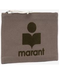 Isabel Marant - Netia Velvet Clutch - Lyst
