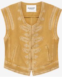 Isabel Marant - Edmee Denim Vest - Lyst