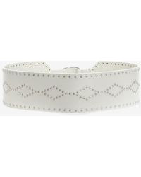 Isabel Marant - Lucie Wide Studded Leather Belt - Lyst