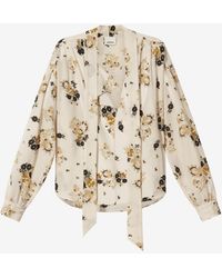 Isabel Marant - Fedry Silk Blouse - Lyst
