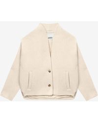 Isabel Marant - Drogo Brushed Recycled Wool-Blend Jacket - Lyst