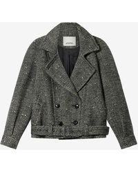 Isabel Marant - Elvane Wool Coat - Lyst