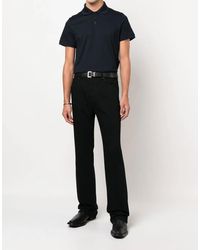 Saint Laurent - Cassandre Ysl Logo Polo Shirt Clothing & T-Shirts - Lyst