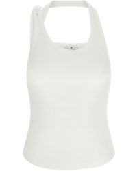 Courreges - 'Asymmetrical Buckel' Tank Top - Lyst