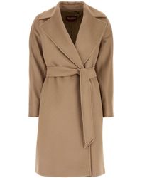 Max Mara - Camel Wool Dravenna Coat - Lyst