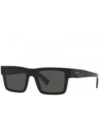 Prada - Sunglasses Rectangle Full Rim, Frame And Dark Lens Pr19Ws1Ab5S0 - Lyst