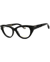 Roberto Cavalli - Eyeglasses Cat Eye Full Rim, Shiny Frame And Clear Demo Lenses Lens Vrc024V0700 Sunglasses - Lyst