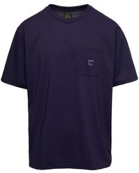 Needles - Crewneck T-Shirt With Front Pocket And Embroidered Logo - Lyst