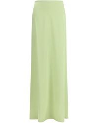 Kristina Ti - Classic Long Silk Skirt Silk; Elastane - Lyst