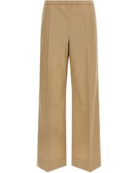 Moncler - Grosgrain Logo Patch Pants - Lyst