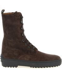 Tod's - 'Winter Gommino' Ankle Boots - Lyst