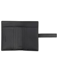 Balmain - Monogram Card Holder With Padlock Polyester Wallets & Purses - Lyst