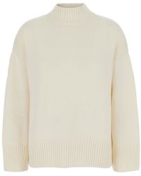 Le Plain - Mock Neck Pullover Cashmere Top - Lyst