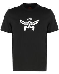 MCM - Cotton Crew-Neck T-Shirt T-Shirts - Lyst