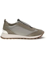 Brunello Cucinelli - Sneakers With Precious Detail - Lyst
