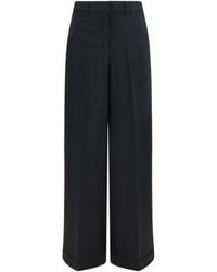 Fabiana Filippi - Wide Leg Pants Acetate; Viscose Trousers - Lyst
