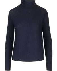 Theory - Ribbed Turtleneck - Lyst